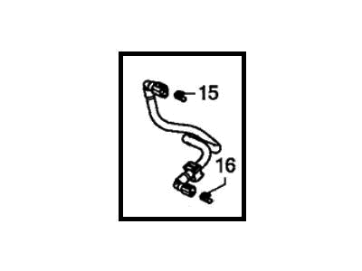 Honda 16722-6A0-A01 Hose, Fuel Feed