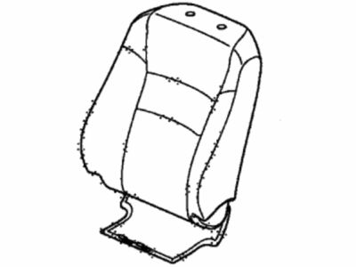 Honda 81121-TG7-C81ZA Cover, Right Front Seat-Back Trim (Type Z)
