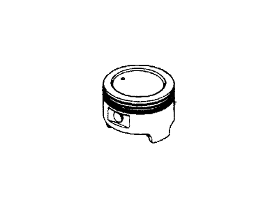 1977 Honda Accord Pistons - 13101-671-010