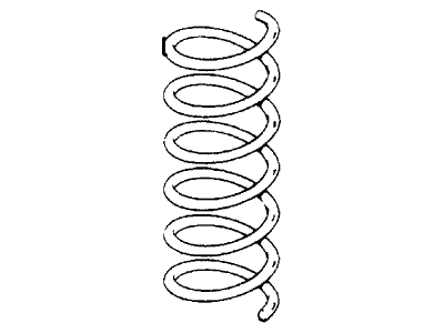 1976 Honda Accord Coil Springs - 51401-671-676