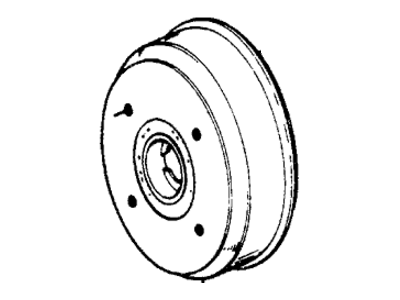 Honda 42610-671-000 Drum, Rear Brake