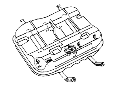 1981 Honda Accord Fuel Tank - 17010-689-670