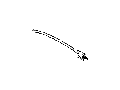 Honda 37230-671-662 Cable Assembly, Speedometer