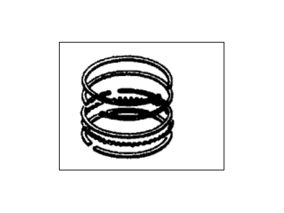 1978 Honda Accord Piston Rings - 13011-657-674