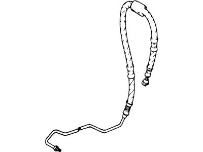 1978 Honda Accord Power Steering Hose - 53713-671-672