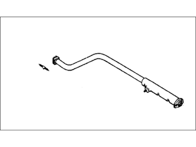 Honda 18220-671-003 Pipe B, Exhuast