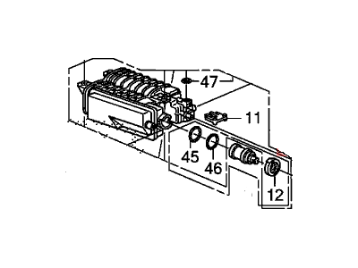 Honda 17011-SZA-A01 Canister Assembly