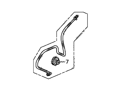 Honda 76862-SZA-A21 Tube B, RR.