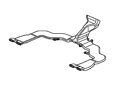 Honda 83331-SZA-A00ZA Duct Assy., RR. Heater *Tblack* (BLACK)