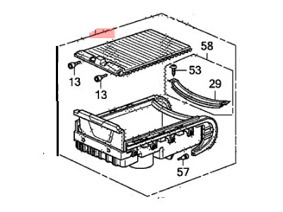 Honda 83435-SZA-A03ZA Shutter *NH167L*