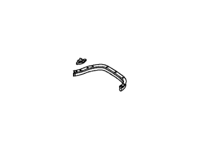 Honda 74121-SZA-A00 Rubber, Hood Seal