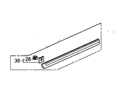 Honda 75322-SZA-A22ZB Protector, L. FR. Do