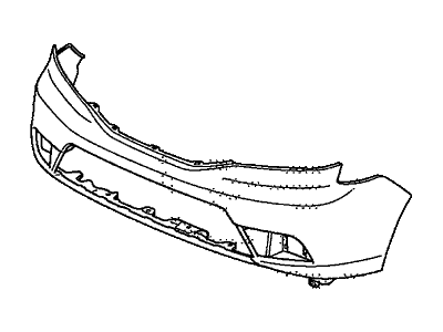 Honda 04711-SZA-A60ZZ Face, Front Bumper (Dot)