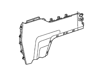 Honda 83441-SZA-A01ZA Panel *B167L* (Passenger Side) (BALTIC BLUE)