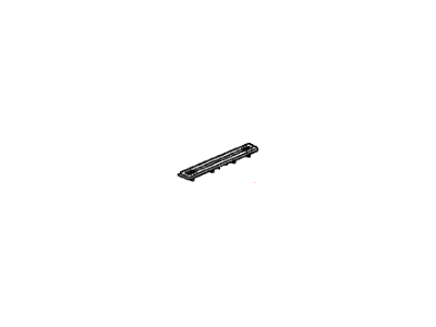 Honda 84202-SZA-A01ZB Garnish Assy., R. FR. Side (Outer) *NH167L* (GRAPHITE BLACK)