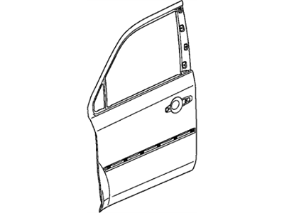 Honda 67151-SZA-305ZZ Skin Set, L. FR. Door