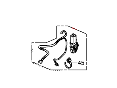 Honda 81612-SZA-A21 Motor, Recliner