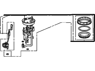 Honda 17048-STX-A00 Filter Set, Fuel