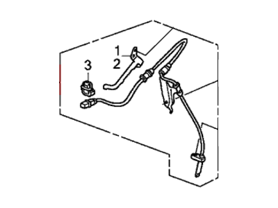 Honda 57450-STX-A01 Sensor Assembly, Right Front