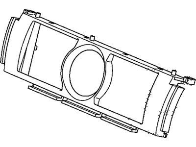 Honda 79501-SZA-A11ZA Garnish *NH658L* (DJ INTERIOR SILVER)