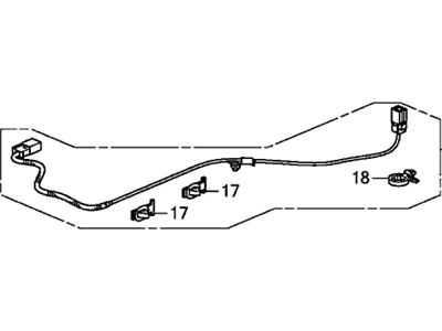 Honda 39838-SZA-A01 Subfeedr Assy, Gps