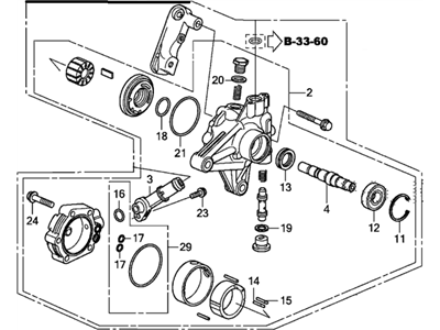 Honda 06531-RN0-000 Kit, Power Steering Pump