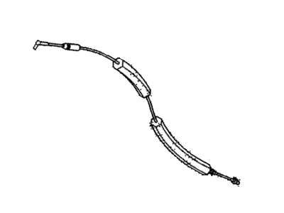 Honda 72631-SZA-A00 Cable, Rear Inside Handle