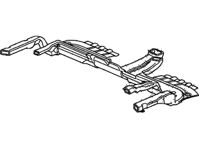 Honda 83341-SZA-A01 Duct Assy., Third Row Heater