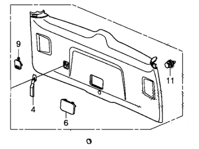 Honda 84431-SZA-A02ZC