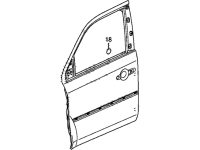 2012 Honda Pilot Door Panel - 67010-SZA-A90ZZ