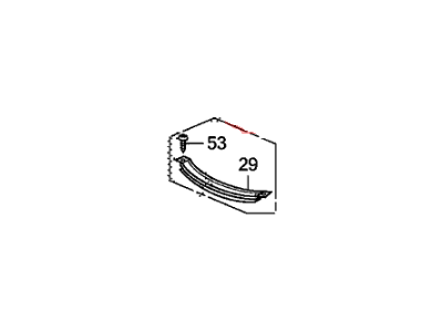 Honda 83440-SZA-A02 Crossbar Comp