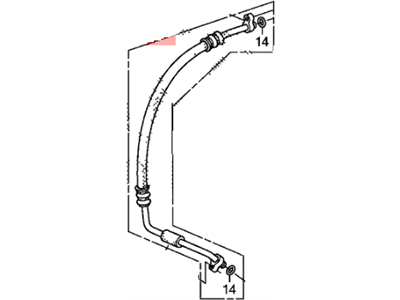 Honda 80311-STX-A01 Hose, Suction