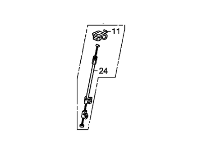 Honda 81329-SZA-A01ZC Lever, R. Middle Seat Reclining *NH686L* (QP LIGHT WARM GRAY)