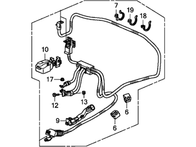 Honda 32410-SZA-A00 Cable Assembly, Starter