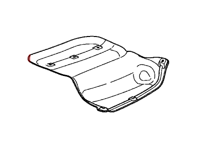 Honda 17519-STX-A00 Protector, Fuel Tank