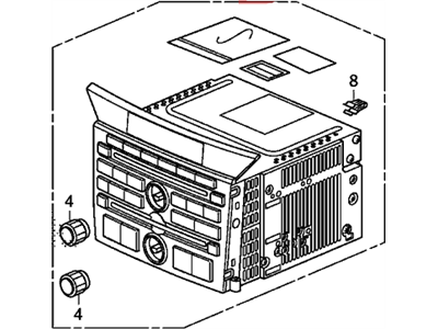 Honda 39100-SZA-309 Tuner Assy., Auto Radio (Coo) (Panasonic)