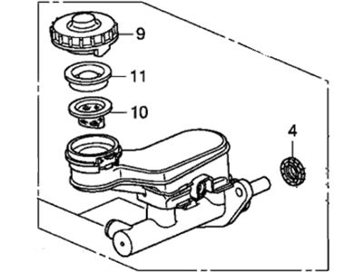 Honda 46100-SZA-A02 Master Cylinder