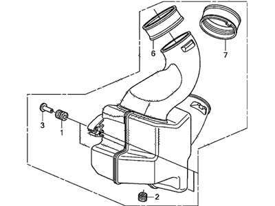 Honda 17230-RN0-A01 Chamber, Resonator