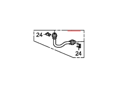 Honda 01460-STX-A01 Hose Set, Right Rear Brake (A)