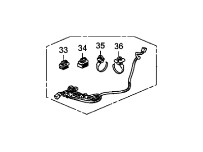 Honda 81162-SZA-A03 Cord, R. Seat