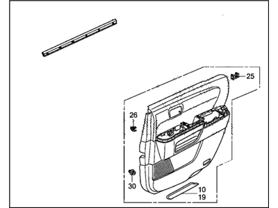 Honda 83751-SZA-A04ZD Base Assy*YR309L*