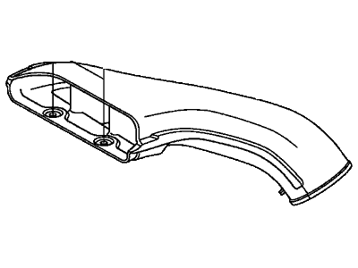 Honda 17245-RN0-A00 Tube A, Air Inlet