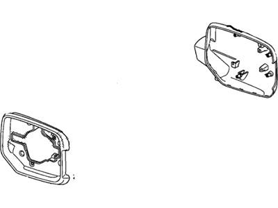 2013 Honda Pilot Mirror Cover - 76205-SZA-Y01ZL