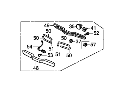 Honda Pilot Tailgate Handle - 74810-SZA-A01ZE