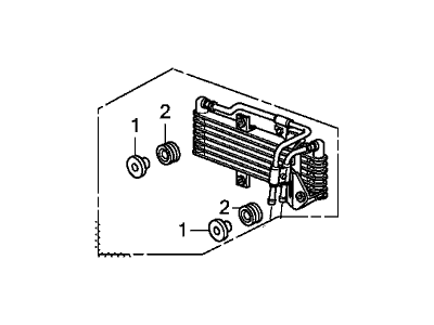 Honda 25510-RN0-003 Cooler (ATf)