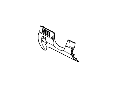 Honda 77303-SZA-A00ZA Cover, Driver (Lower) *B168L* (SKYLINE BLUE)