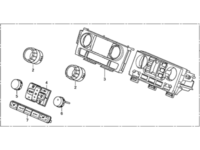 2012 Honda Pilot A/C Switch - 79600-SZA-A11ZA