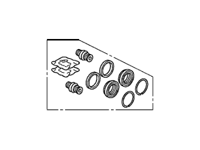 Honda 01463-SZA-A01 Set, FR Caliper