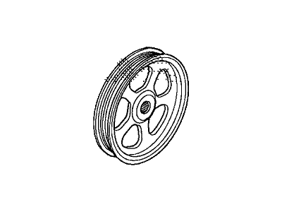 Honda 56483-RCA-A01 Pulley, Power Steering Pump