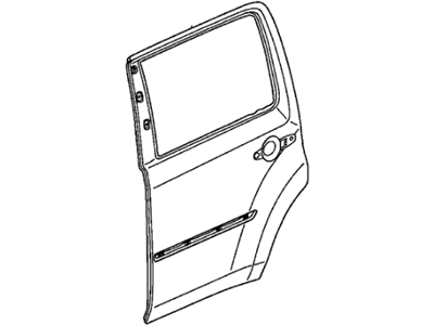 Honda 67611-SZA-305ZZ Skin Set, R. RR. Door